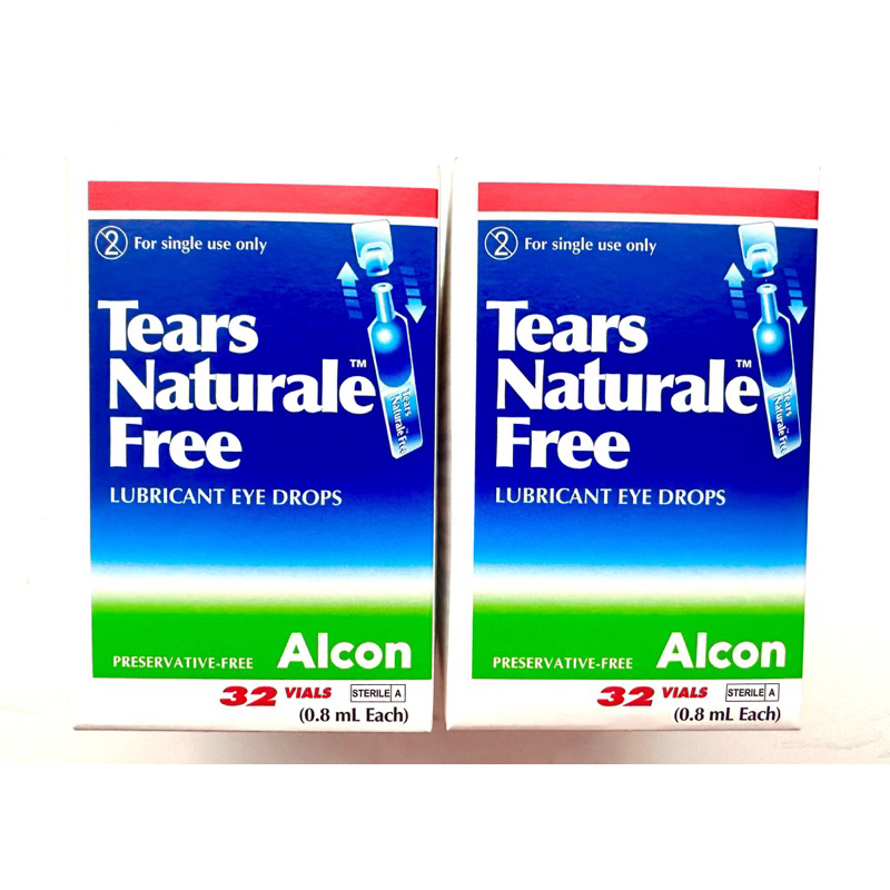 Ready Stock Expiry 082025bundle Of 2 Alcon Tears Naturale Free Lubricant Eye Drops08ml 6920