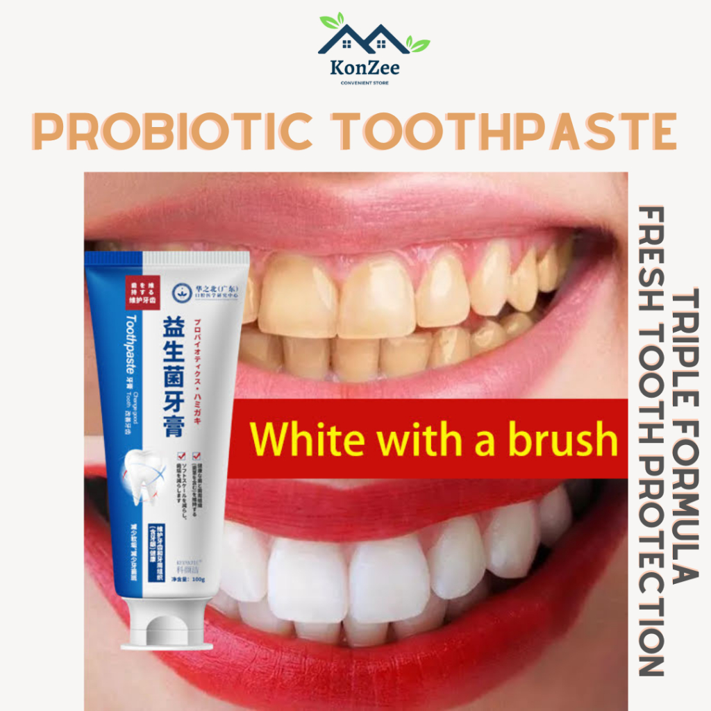 Probiotic toothpaste | Whitening Remove Cavity | Shopee Singapore