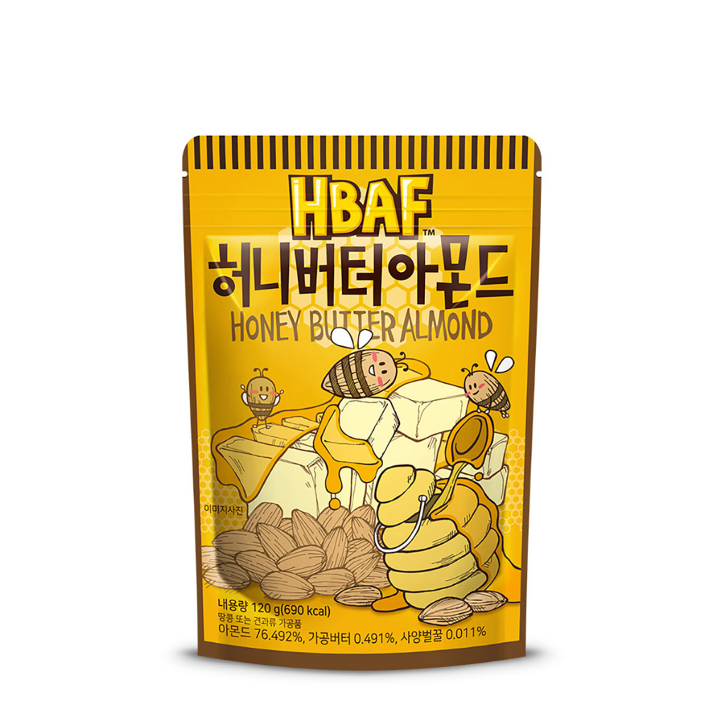 [HBAF] Seasoned Almond hbaf Honey Butter almond Hbaf almond Bestseller ...