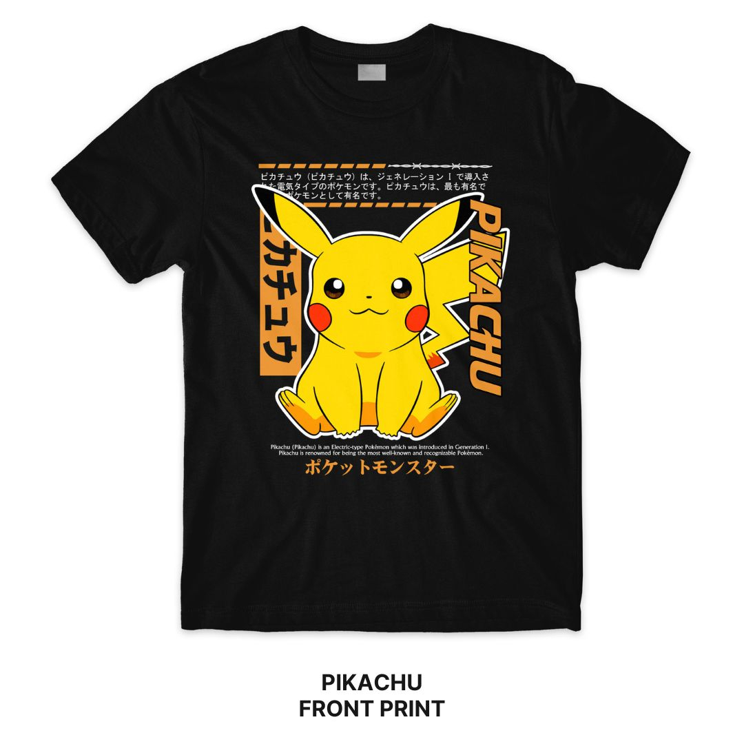 PIKACHU POKÉMON Series T-shirt (Singapore 3-5 Days Delivery) Pokemon ...