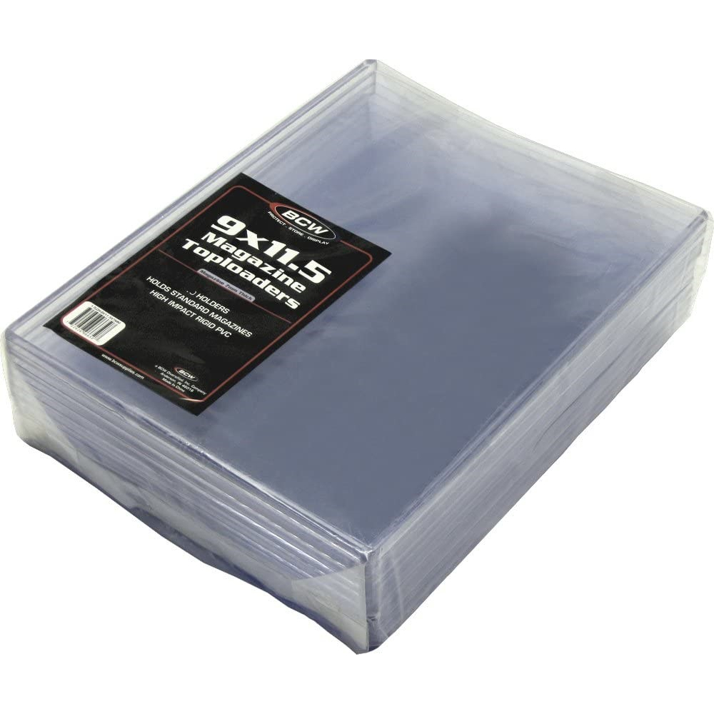 2 x BCW Magazine Toploaders - acid free protection | Shopee Singapore