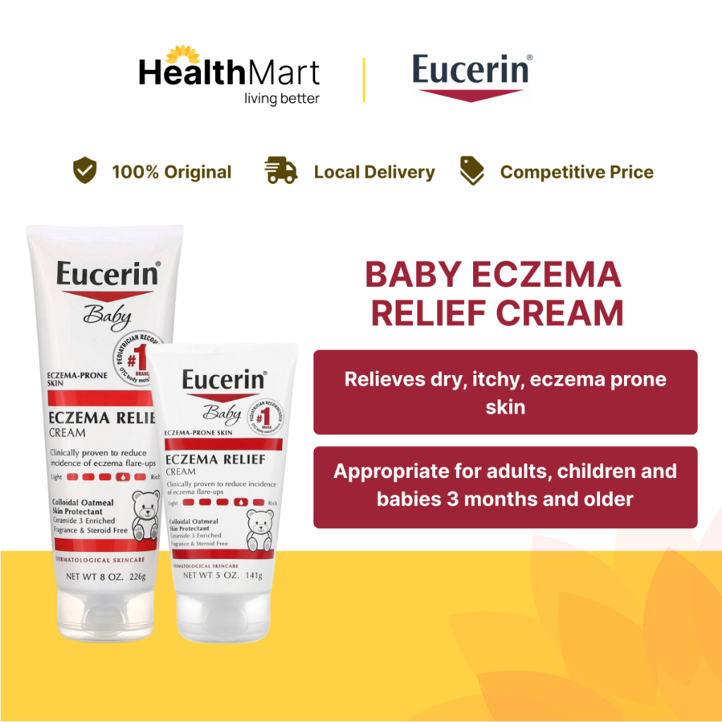[SG] Eucerin Baby Eczema Relief Body Cream [Fragrance and steroid free