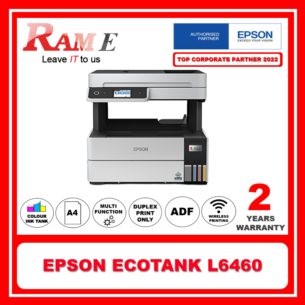 Epson EcoTank L6460 A4 Ink Tank Printer | Shopee Singapore