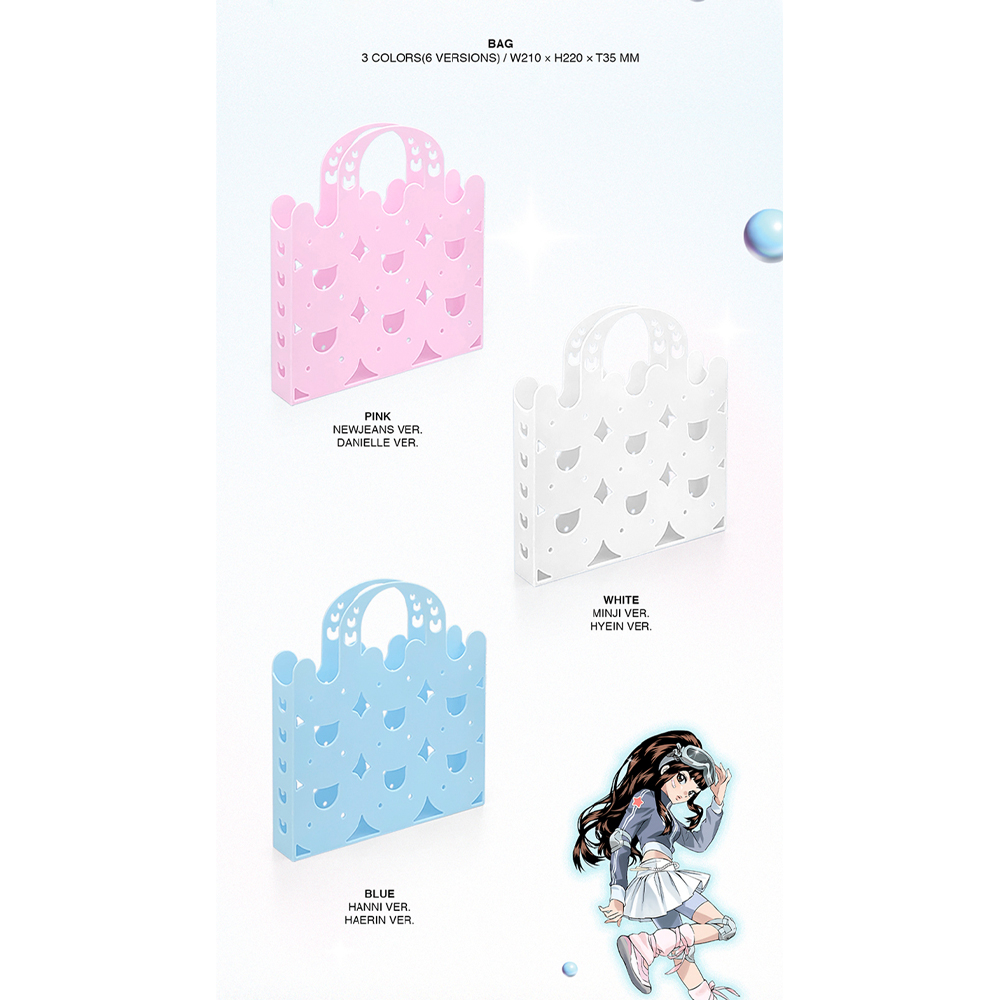 NO POB) NewJeans - 2nd EP [ Get Up ] Bunny Beach Bag version