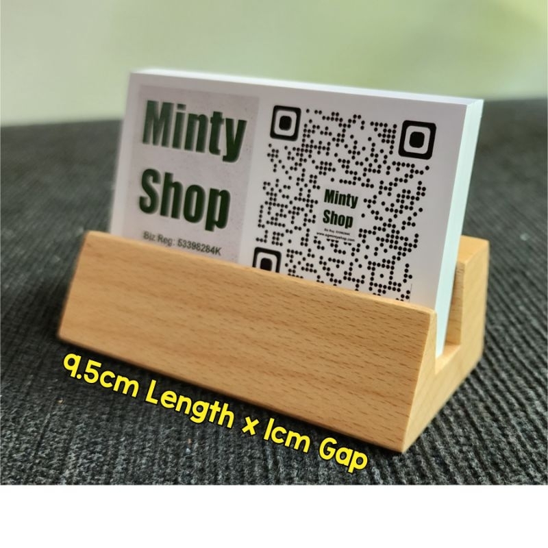 [SG Stock] Business Card Holder Singapore Wooden Business Card