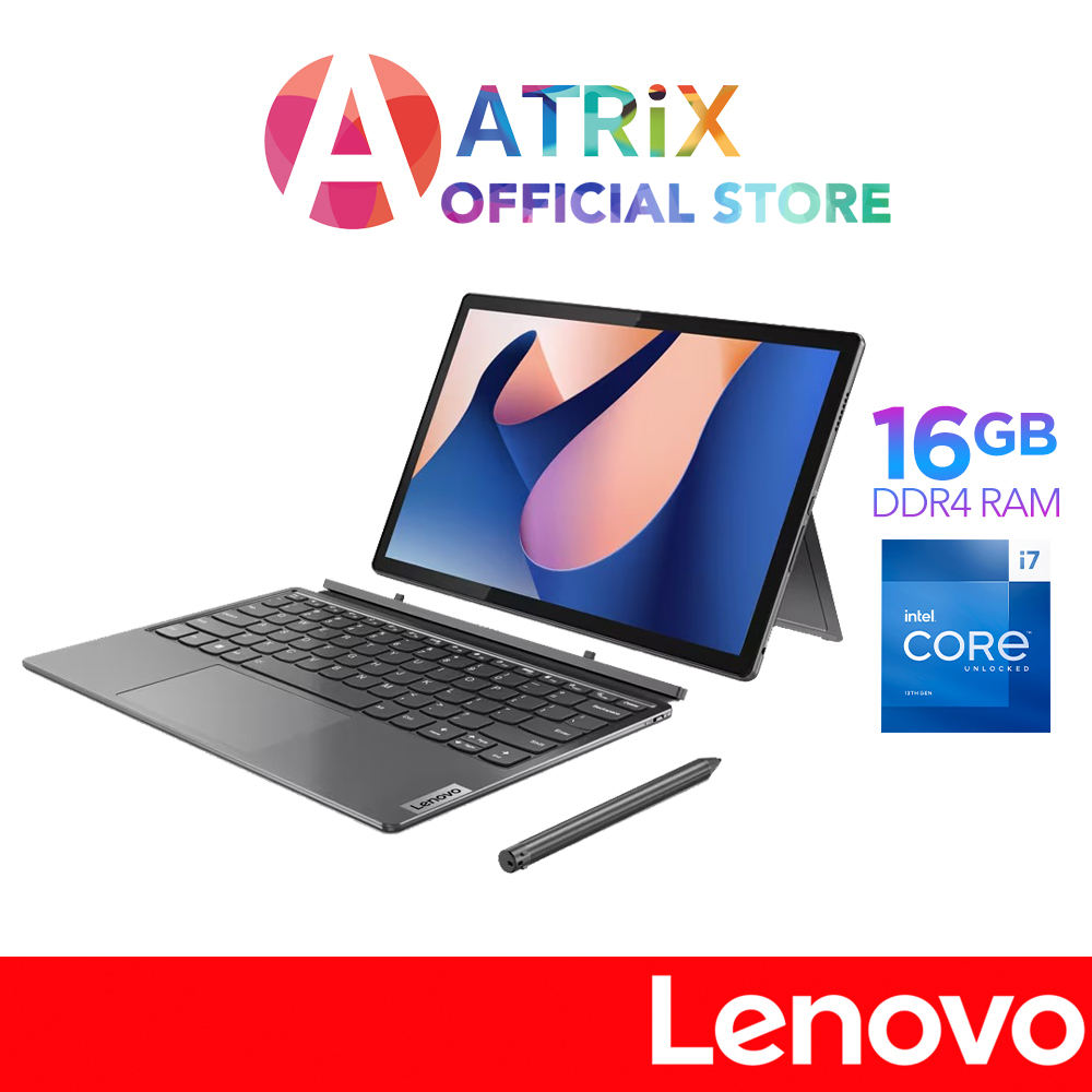 【Same Day Delivery】IdeaPad Duet 5 12IRU8 | 83B3001PSB | 12.4" 2.5K touch | i7-1355U | 16GB RAM | 512GB SSD | Win11 | 1Y