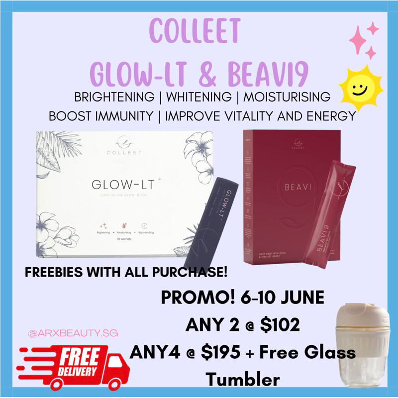 READY STOCKS! Colleet Glow-LT+ | Beavi 9 (EXPIRY: 27/03/2025)