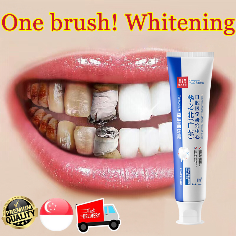 Probiotic Toothpaste teeth whitening Yellow Teeth Whiten Teeth Repair