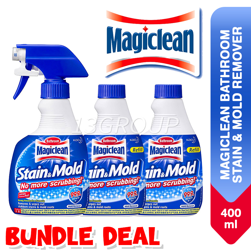 Magiclean Stain & Mold Remover Trigger Refill Bathroom Cleaner, 400ml