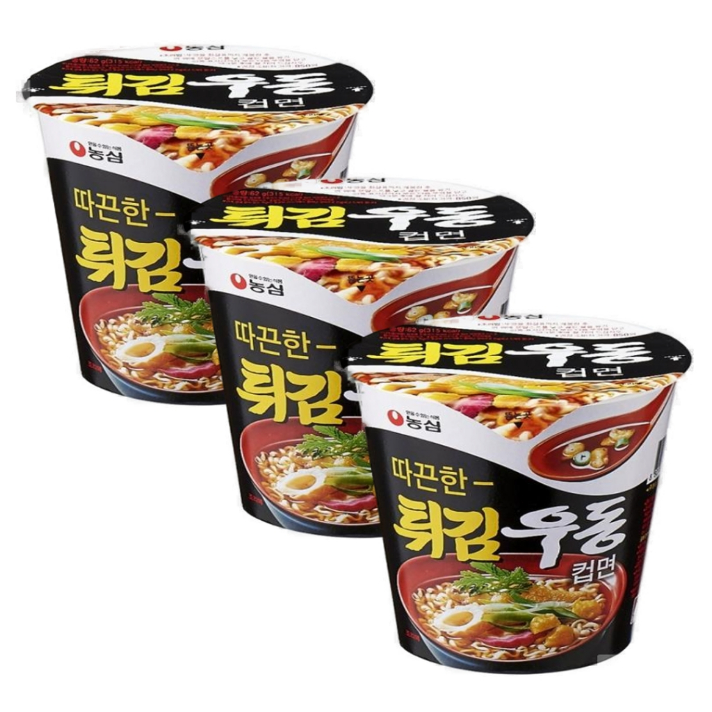 [Bundle of 6] Tempura Udon Cup Ramen Ramen 62g*6ea Korean Food