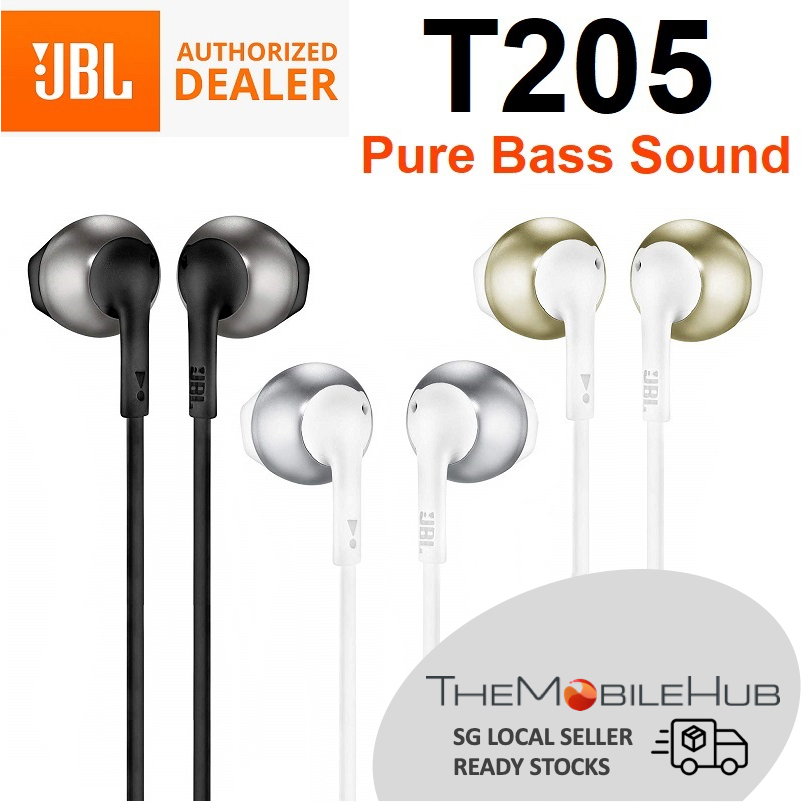 Jbl earphones tune 205 hot sale