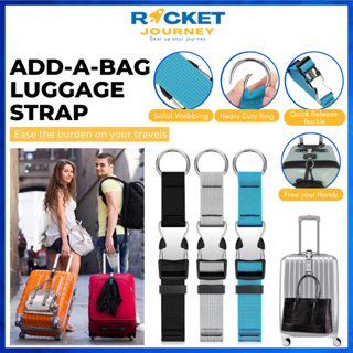 Adjustable Luggage Straps Bag Bungees for Add a Bag Easy to Travel