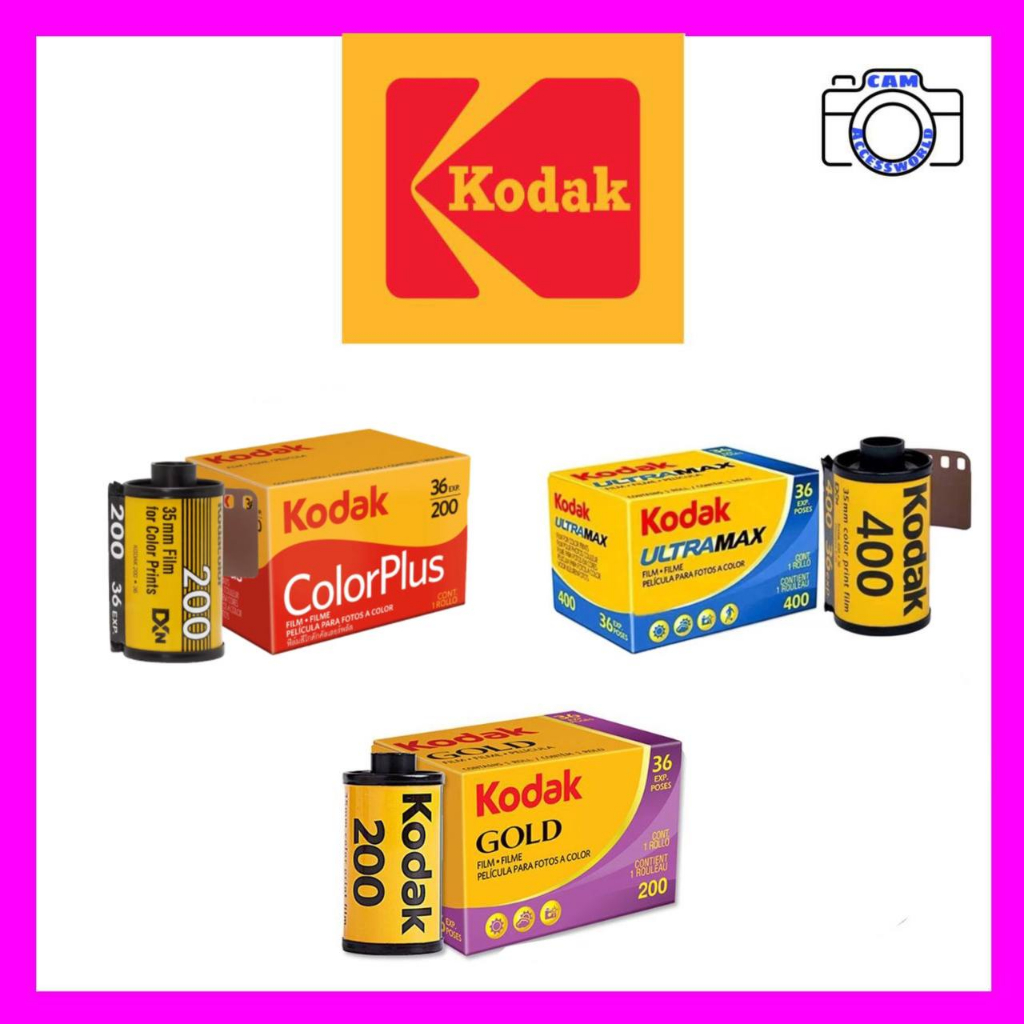 Original KODAK Film 35mm 36 Exposure per Roll ColorPlus200 Gold 200 Color  UltraMax 400 Print 135-36 Fit For M35 / M38 Camera