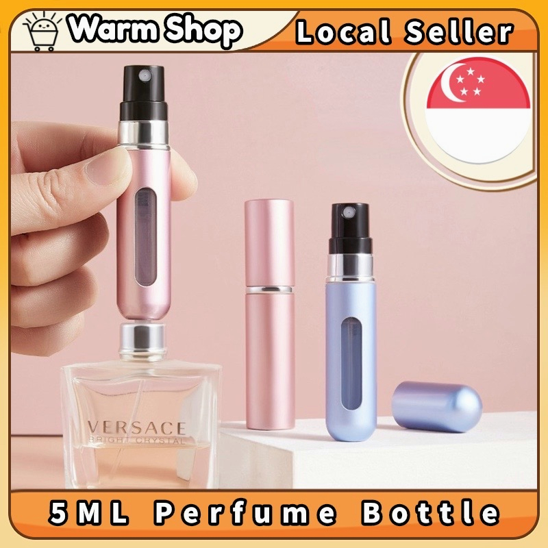SG Stock 5ML Perfume Bottle Upgraded Travel Mini Perfume Atomizer ...