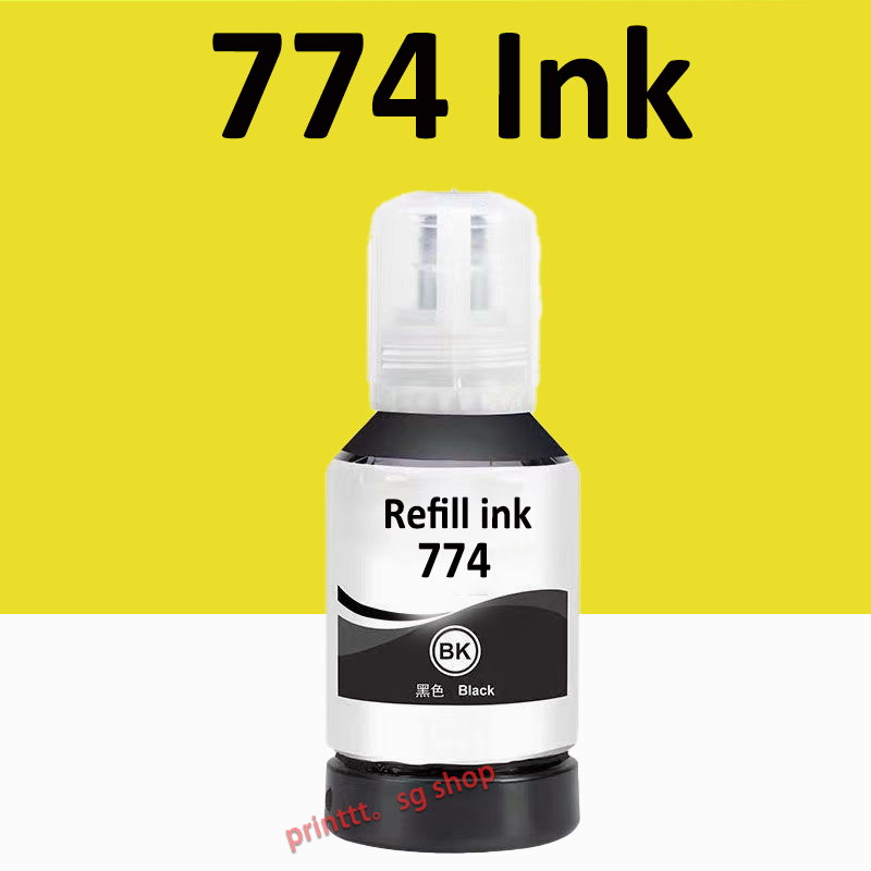 Compatible Epson 774 Ink Black for Printer M100 M200 L605 L655 L1455 ...