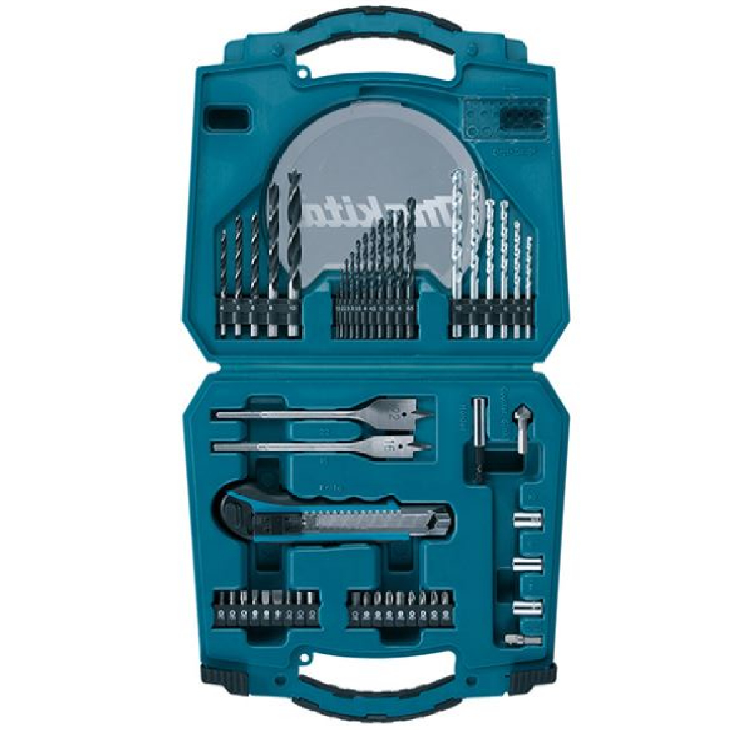 Makita D53687 50pc Multi Drill Bit & Hand Tools Set with carry case