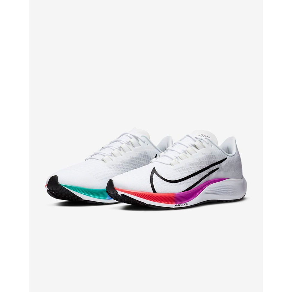 White rainbow sales nike shoes