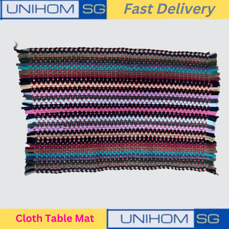 UnihomSG [ReadyStock] Cloth Table Mat / Carpet 0.5cm Thin Design ...