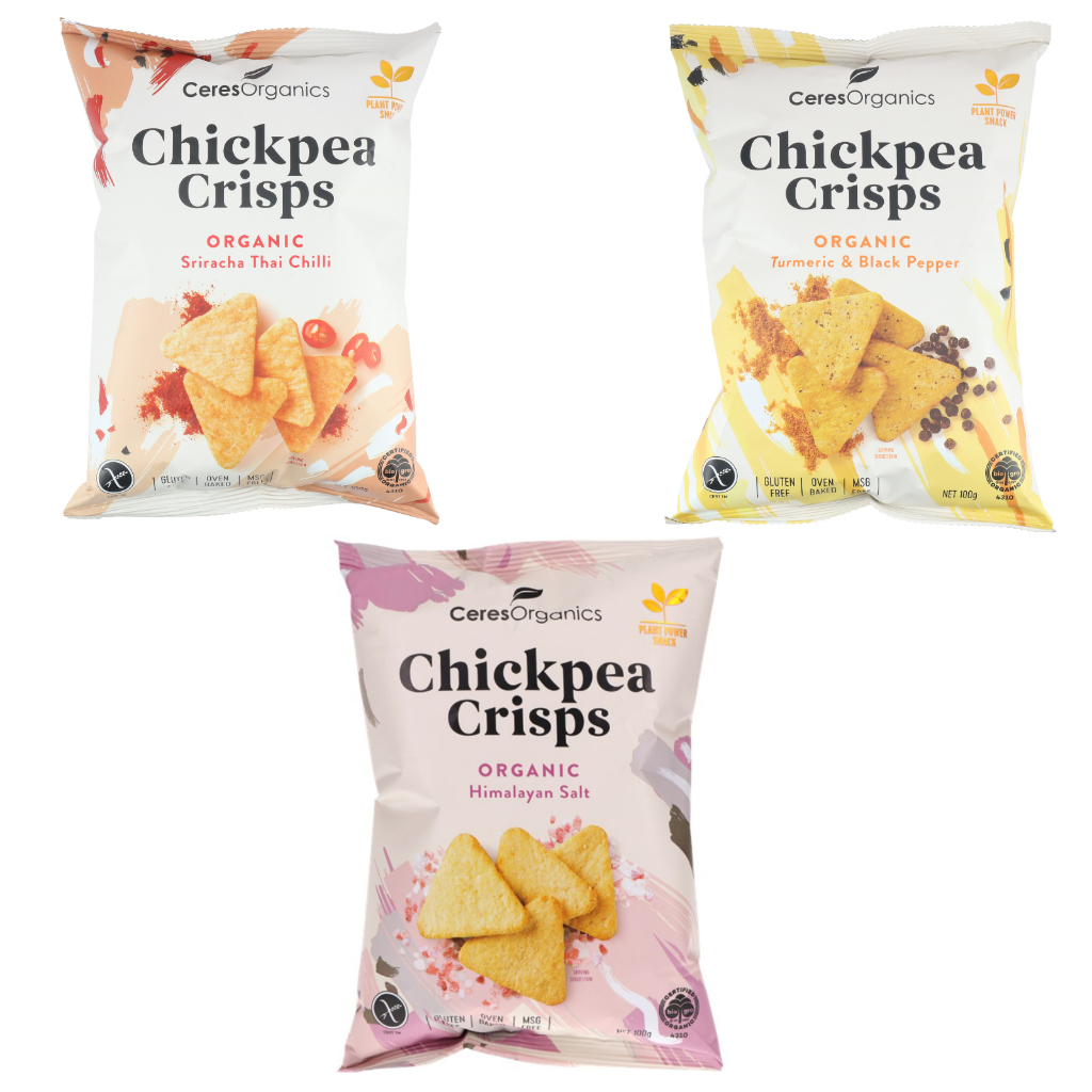 [ Mix & Match ] CERES ORGANICS Chickpea Crisps 100g by Optimo Foods Shopee Singapore