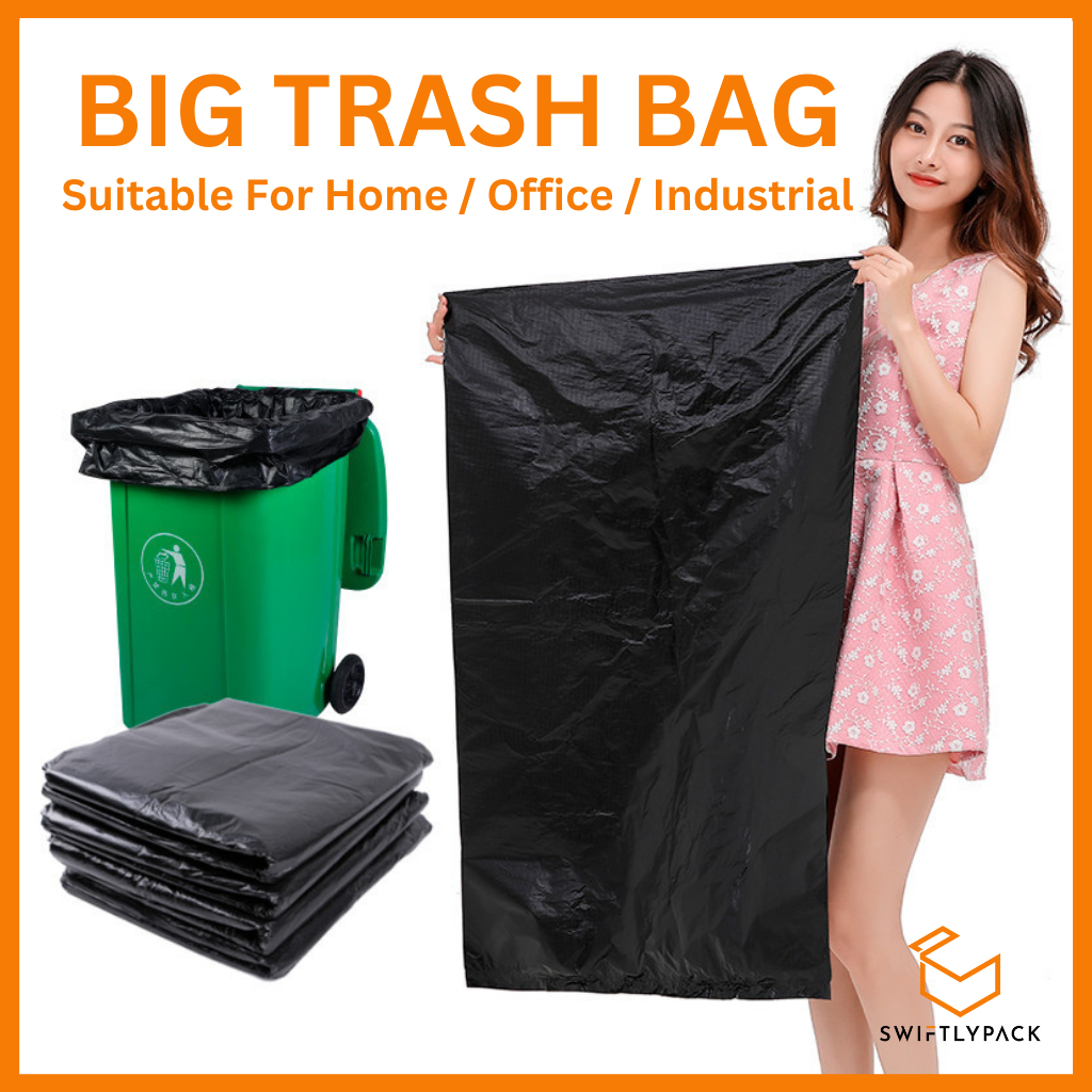 Thick Garbage Bag Waste Bag Trash Bag Kitchen Bag For Office Outdoor