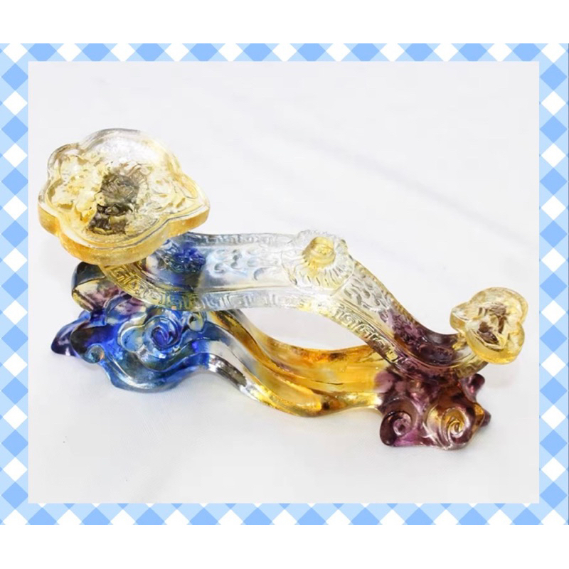 {🇸🇬SG LOCAL READY STOCK🇸🇬} Liu Li Crystal Ruyi Scepter | Gu Fa Liu Li ...