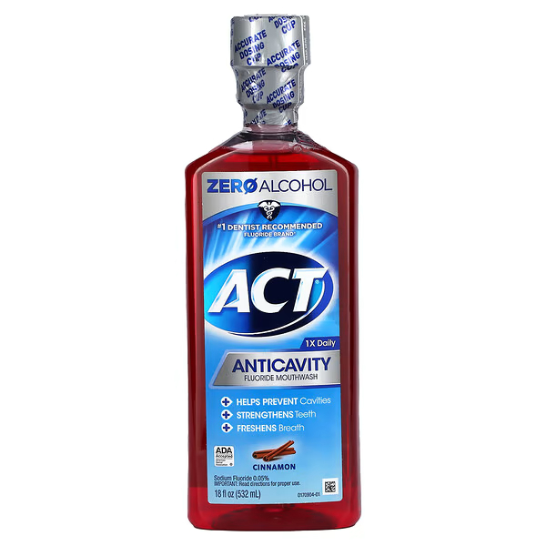 Act, Anticavity Fluoride Mouthwash, Alcohol Free/Dry Mouth Lozenges ...