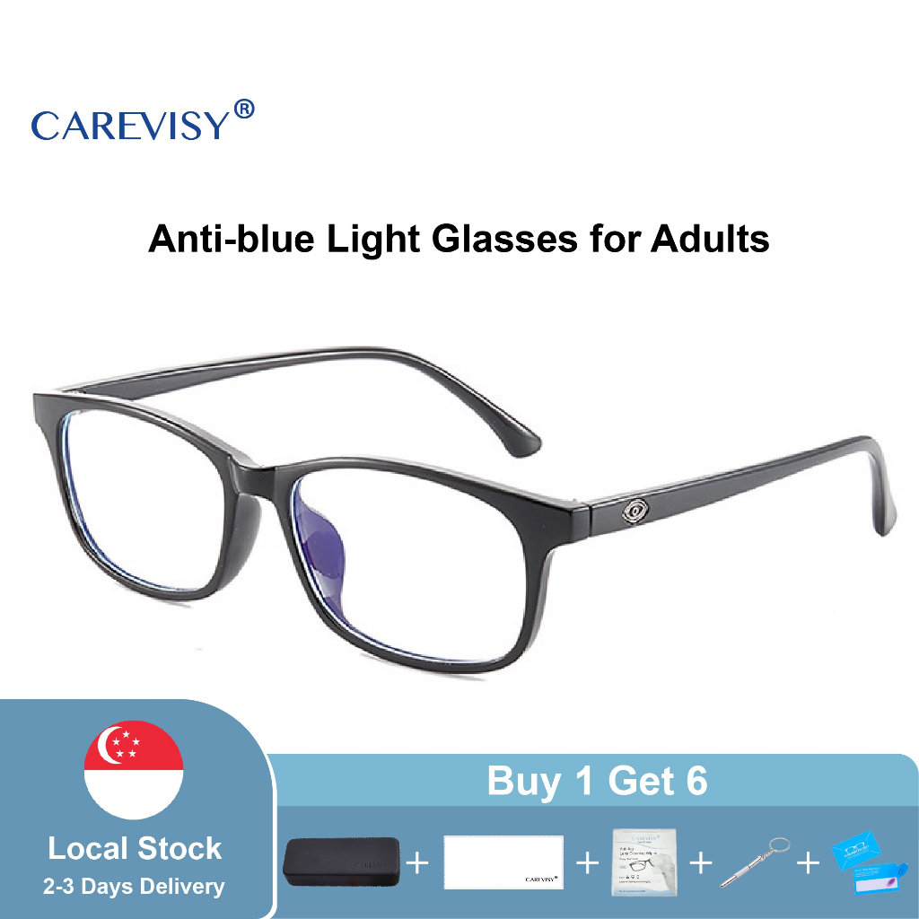New retro half frame anti-blue light glasses men's tide flat frame