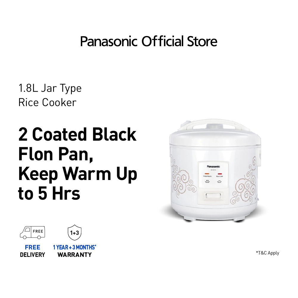 Panasonic 1.8L Jar type Rice Cooker SR CEZ18SPH