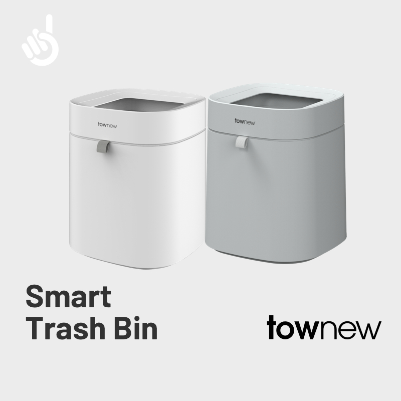 Townew Smart Trash Can T Air Lite Open-Top Design, Auto