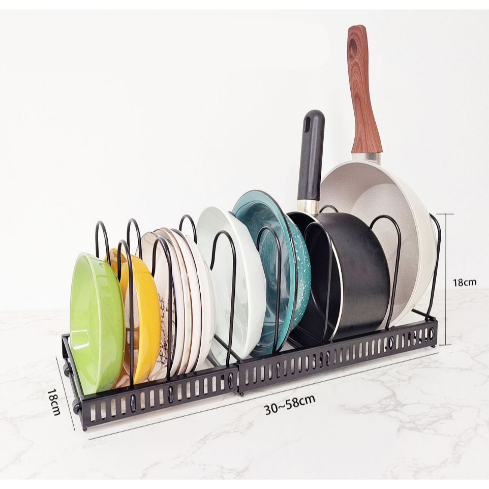 Expandable Pan & Pot Organiser Rack / Pot Lid Rack [Dear J] | Shopee ...