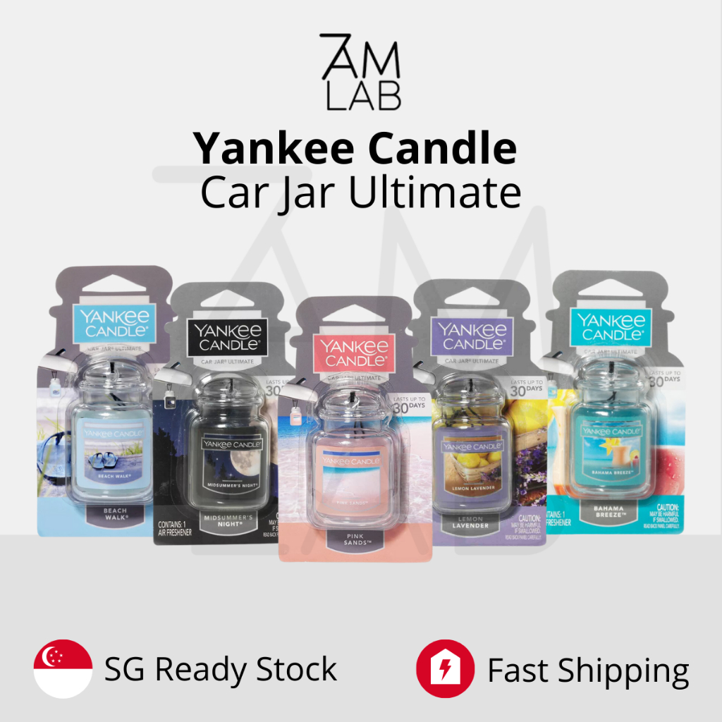 (SG Stock) Yankee Candle Car Jar Ultimate Hanging Air Freshener