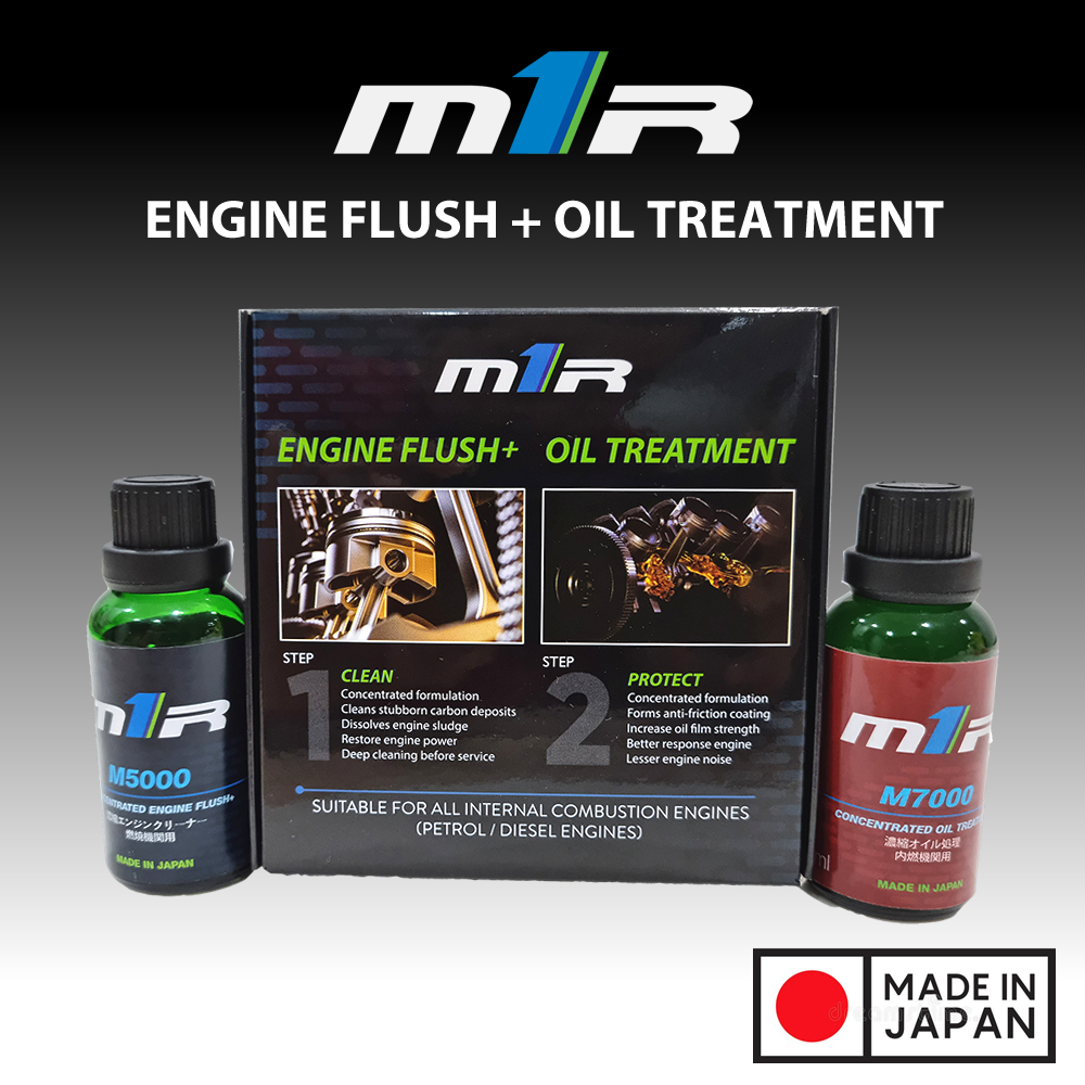 M1R Concentrated Engine Flush & Oil Treatment Made in Japan 30ml