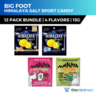 Big Foot Himalaya Salt Candy / Lemon Mint Flavor / Pack of 12