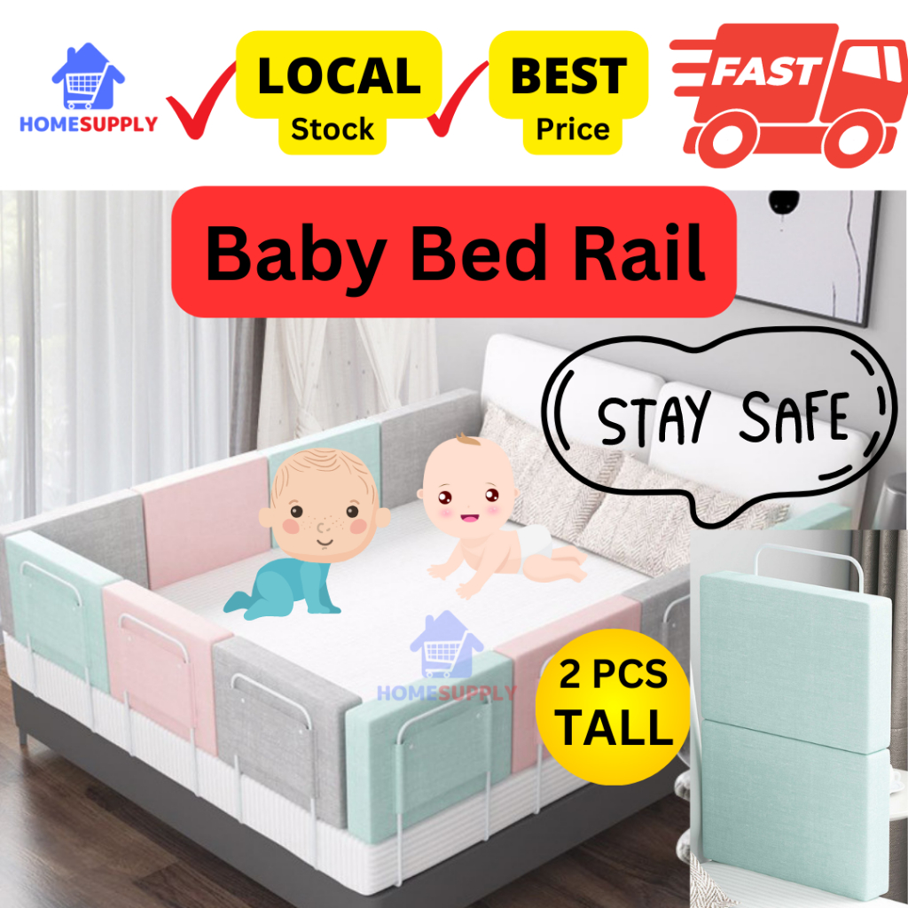 Baby Bed Rail Guard Cushion Baby Bumper Baby Fence Shopee Singapore