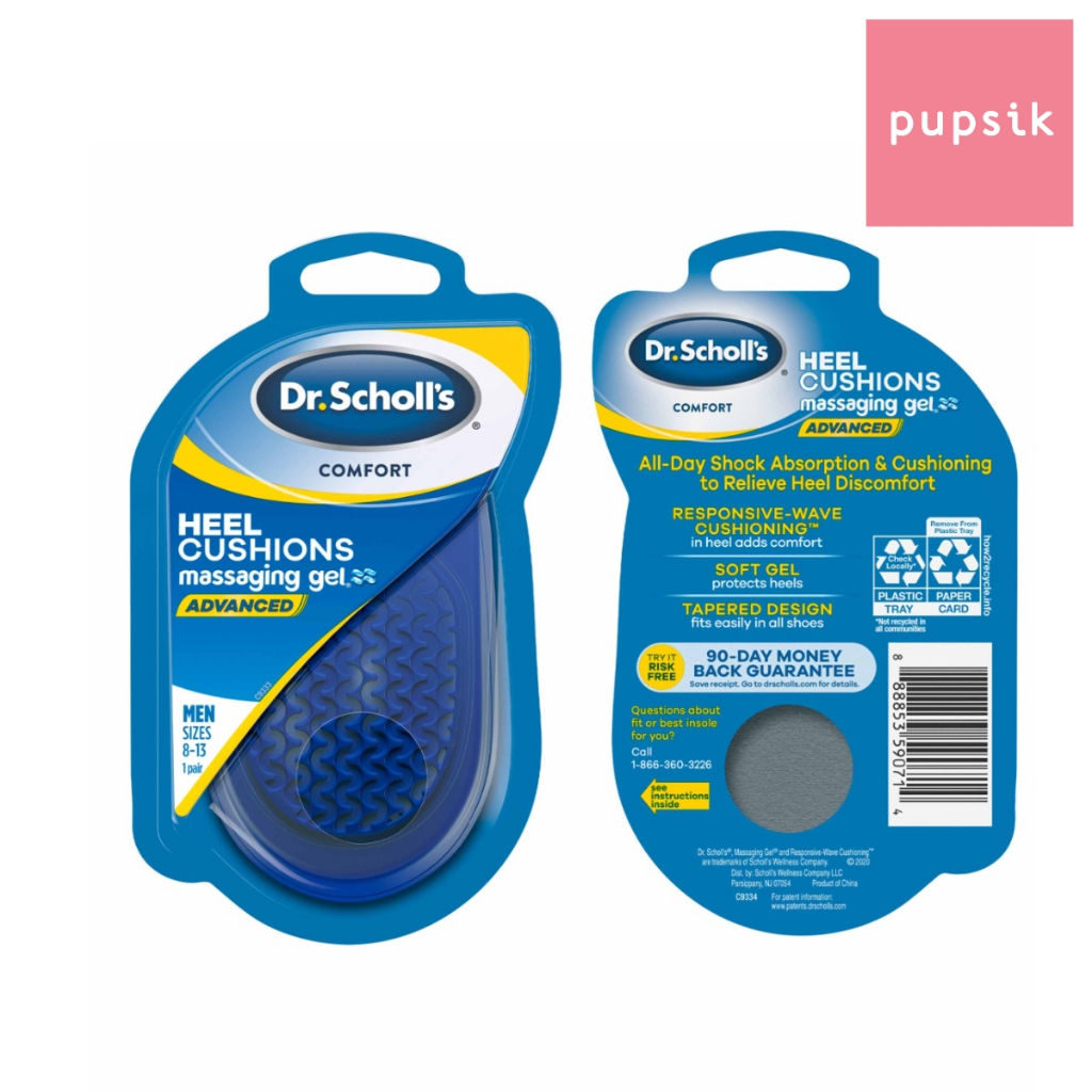 Dr Scholl's Comfort Heel Cushions (2 Sizes) Shopee Singapore