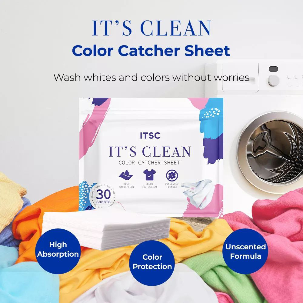 ITSC IT'S CLEAN Color Catcher Sheet (30's) | Shopee Singapore