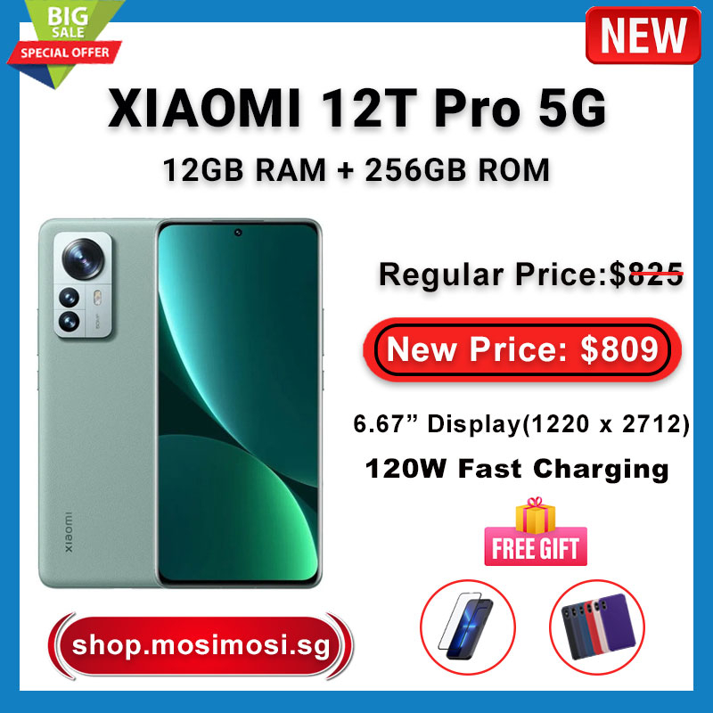 Xiaomi 12T Pro 5G and 12GB RAM + 256GB ROM Storage A little more than you'd expect display set