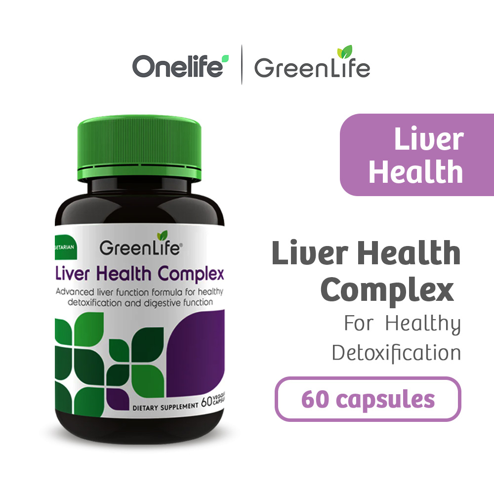 GreenLife Liver Health Complex (Milk Thistle 7500mg) 60 Veggie Capsules (Suitable for