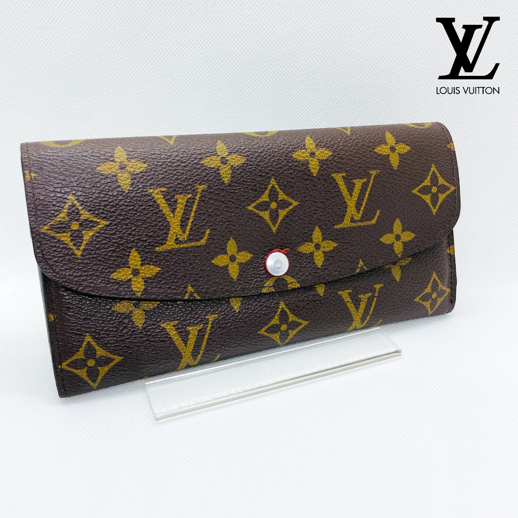 Louis Vuitton M60136 Emilie Monogram Rouge Wallet