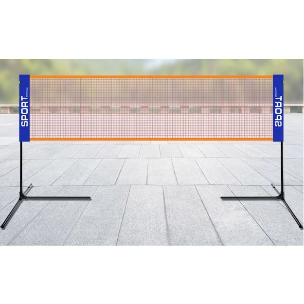 Foldable Badminton Pole & Net Set Detachable Badminton Pole & Net Set
