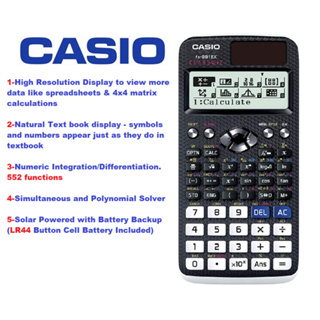 Casio Scientific Calculator FX-991EX-BU Blue