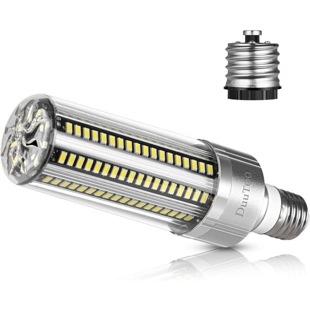 DRAGONLIGHT 25W E26 to E39 Mogul Base Adapter 6500K Daylight 6200Lumen for Commercial Ceiling