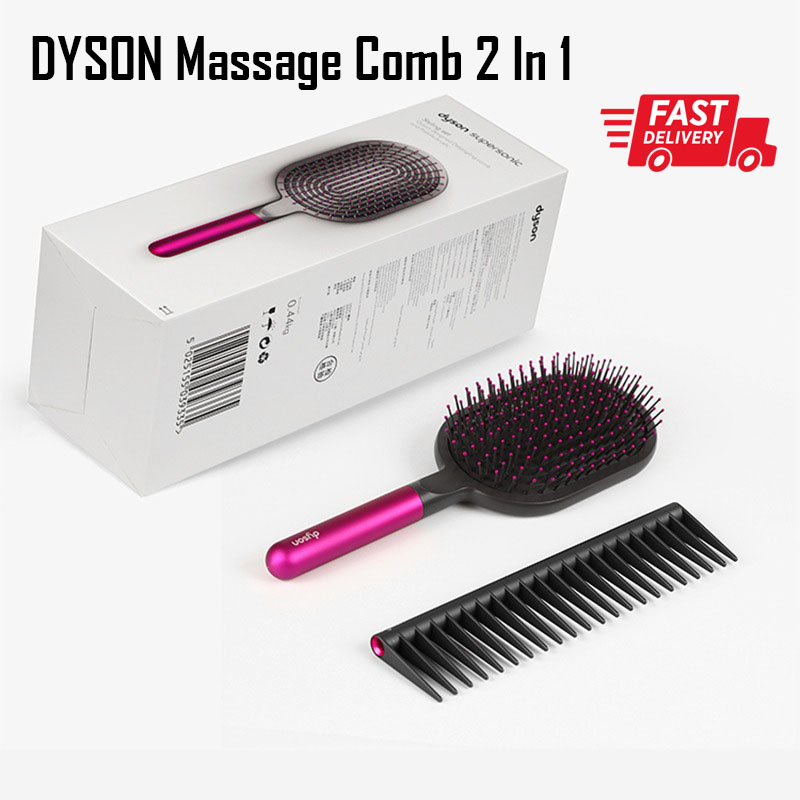 [Ready Stock] Comb Wide Tooth Air Detangling Hairdressing Rake Hair
