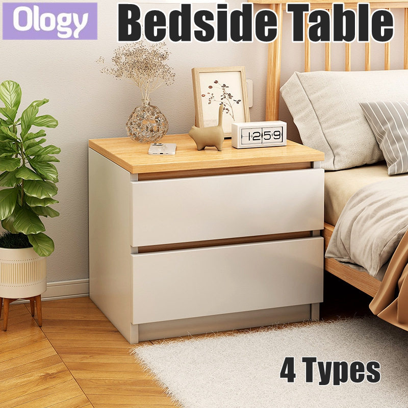 Bedside Storage Shelf Rack Drawer Coffee Tea Table Storing