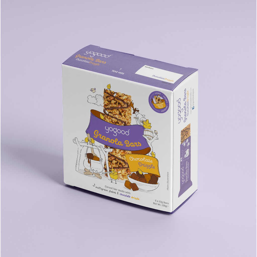 Yogood Choc Drizzle Granola Bar (Halal) Shopee Singapore
