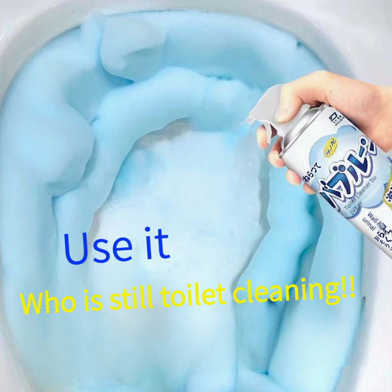 Toilet cleaning spray bathroom foam cleaner toilet mousse spray