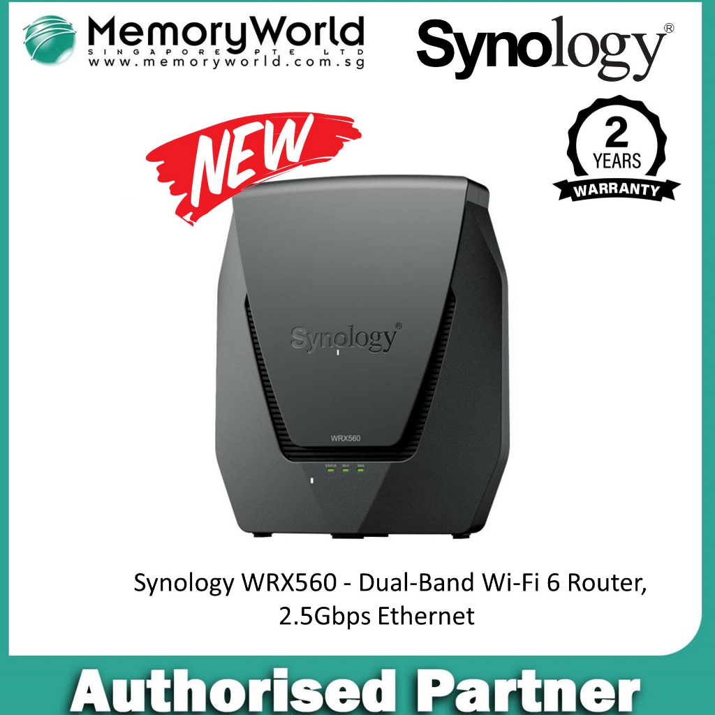 新品』 Synology WRX560 メッシュ対応ルーター Synology 家庭用高速