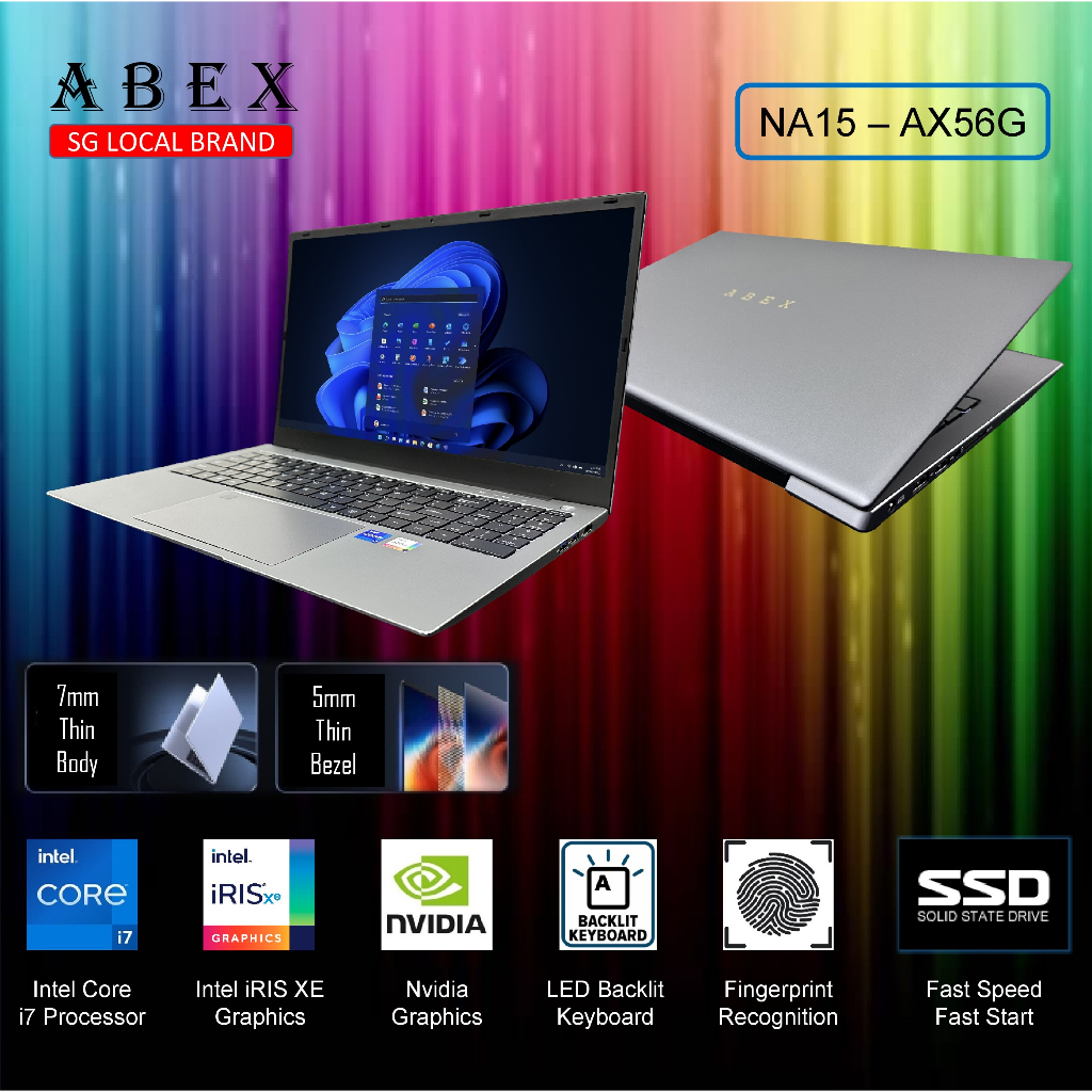 ABEX AX56/G i7 Slim & LightWeight 15