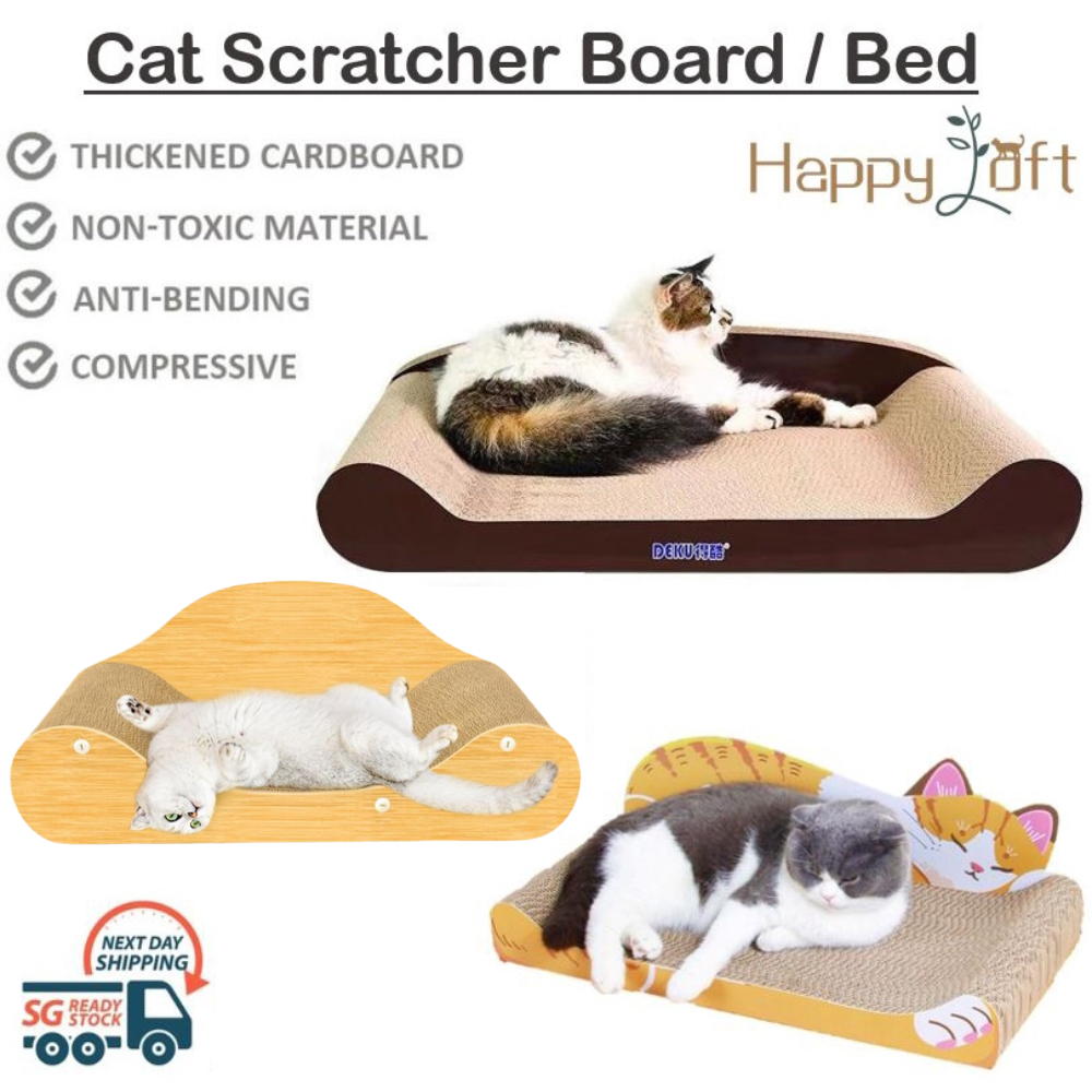 [SG SELLER] Cat Scratcher Board Scratch Bed Large Scratching Sofa