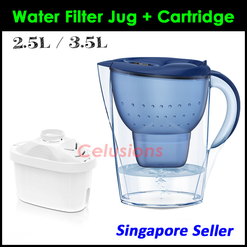 【SG Seller】 ️2.5L / 3.5L Water Filter Jug ️Purifier Pitcher Flask ...